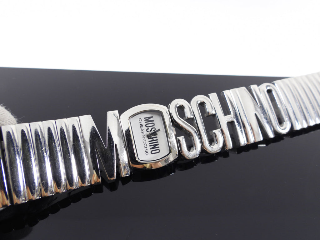 Moschino Cheap & Chic Stainless Logo Bracelet Watch