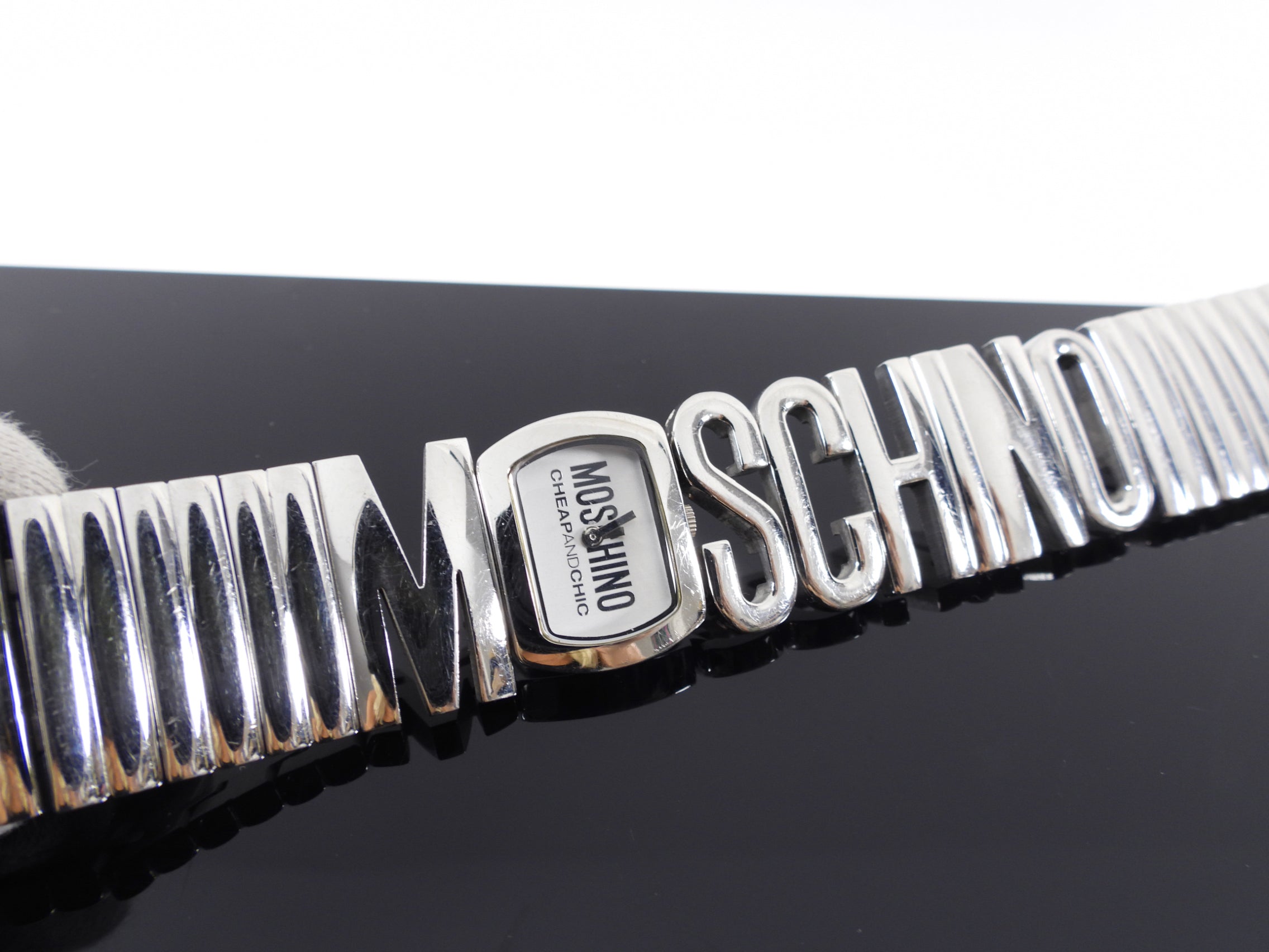 Moschino Cheap & Chic Stainless Logo Bracelet Watch