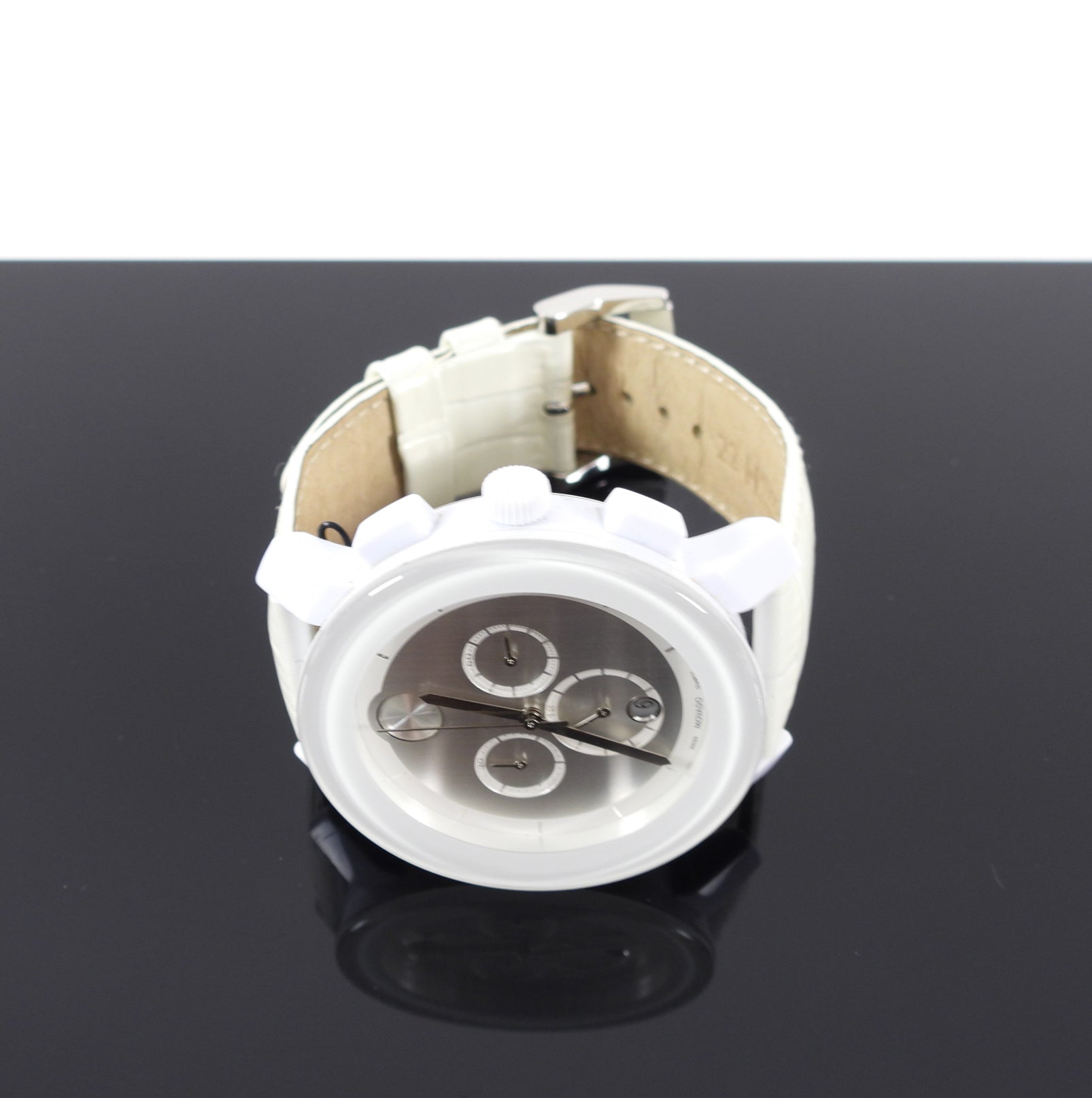 Movado Bold White Large Wrist Watch