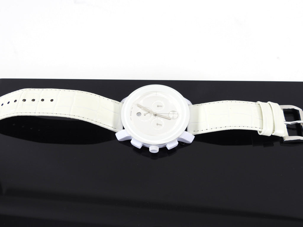 Movado Bold White Large Wrist Watch