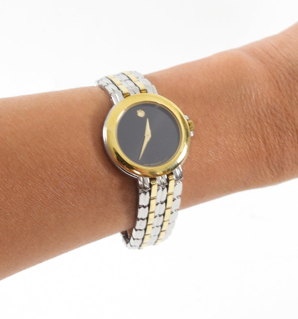 Movado Museum Ladies Two Tone Watch