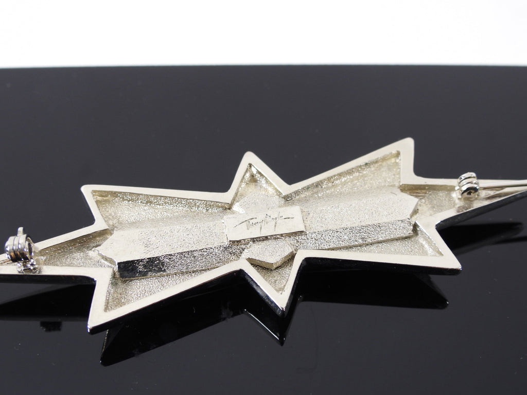 Thierry Mugler Vintage Costume Jewelry Pins Brooches