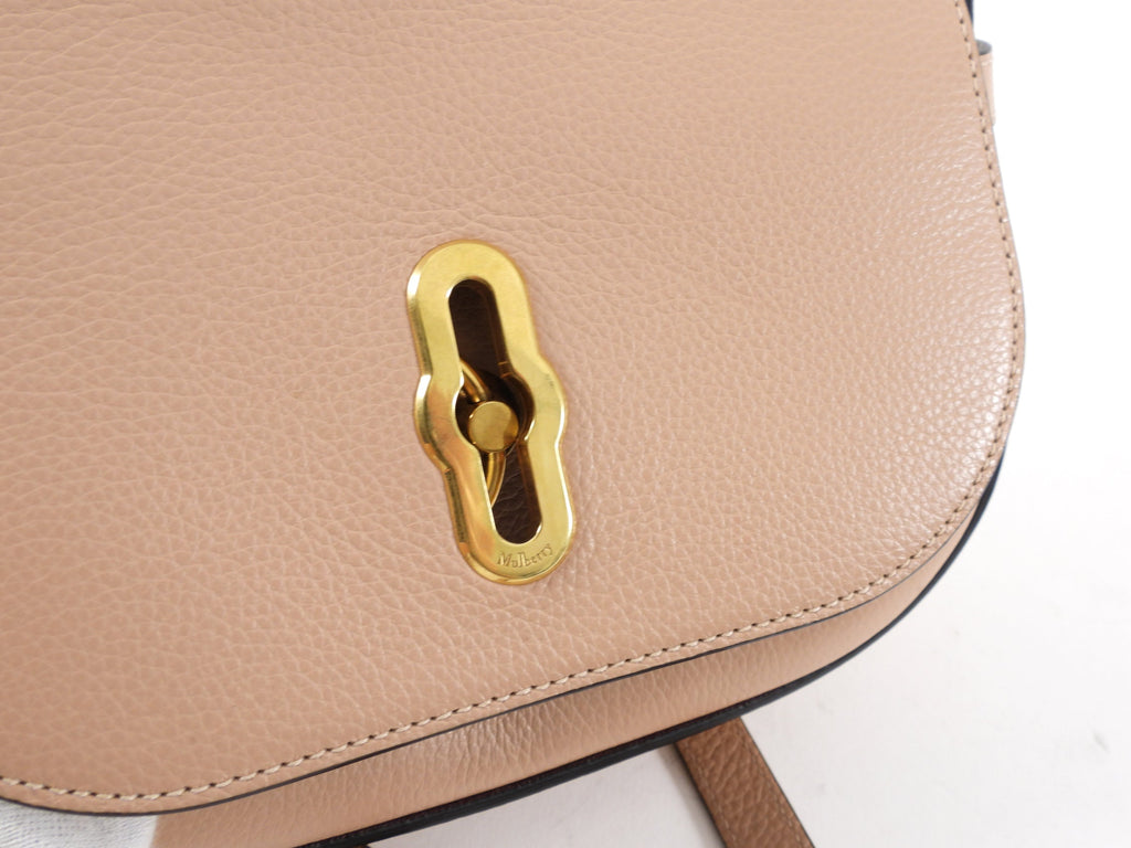 Mulberry Small Amberley Leather Satchel Crossbody Bag