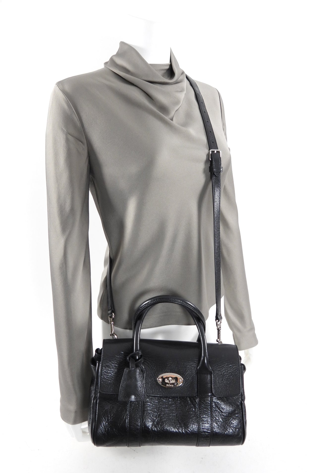 Mulberry Bayswater Black small Two-Way Bag