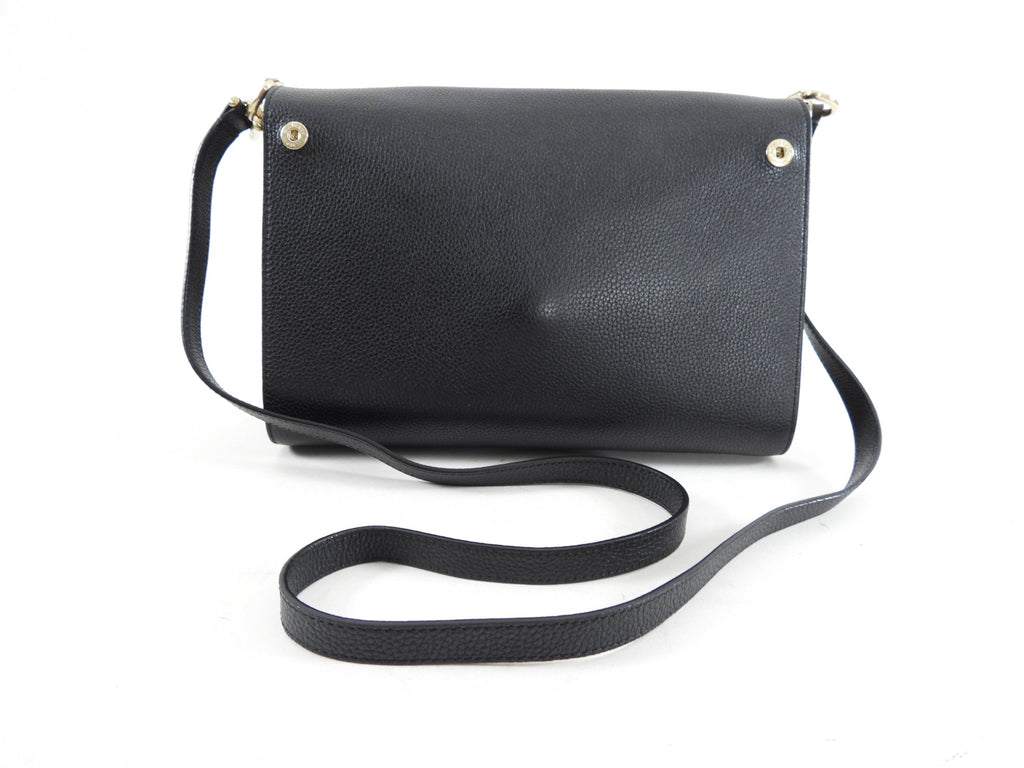 Mulberry Delphie Reversible Black and Cobalt Blue Crossbody Bag