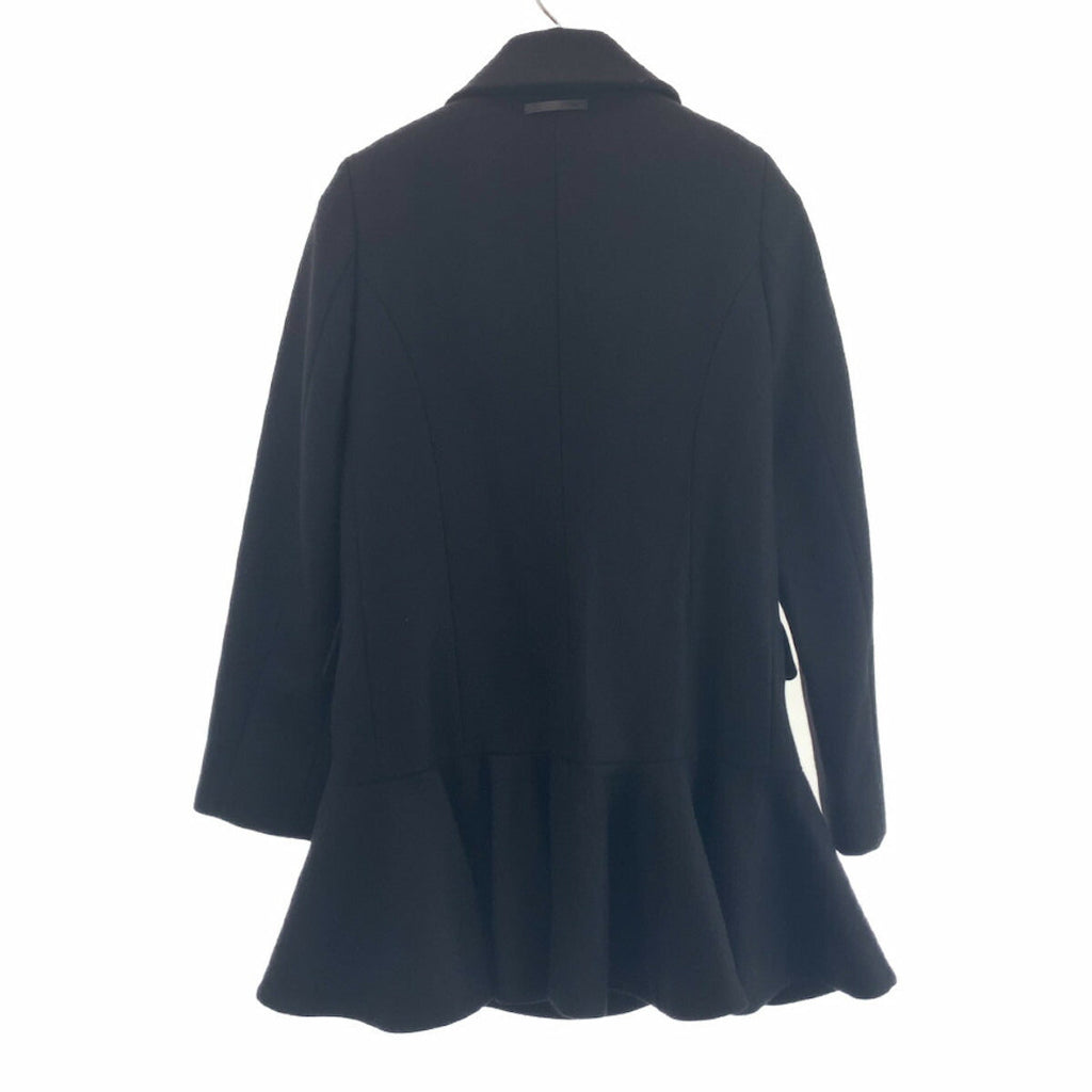 Fendi Wool/Rayon Frill Coat Semi-Long Coat