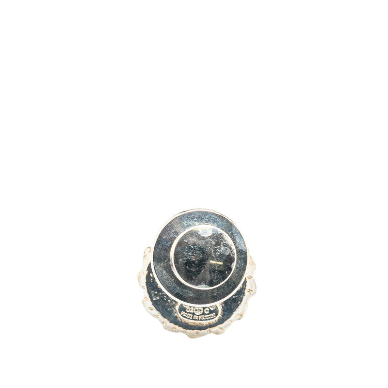 Chanel Metal Coco Mark Rhinestone Tie Pin