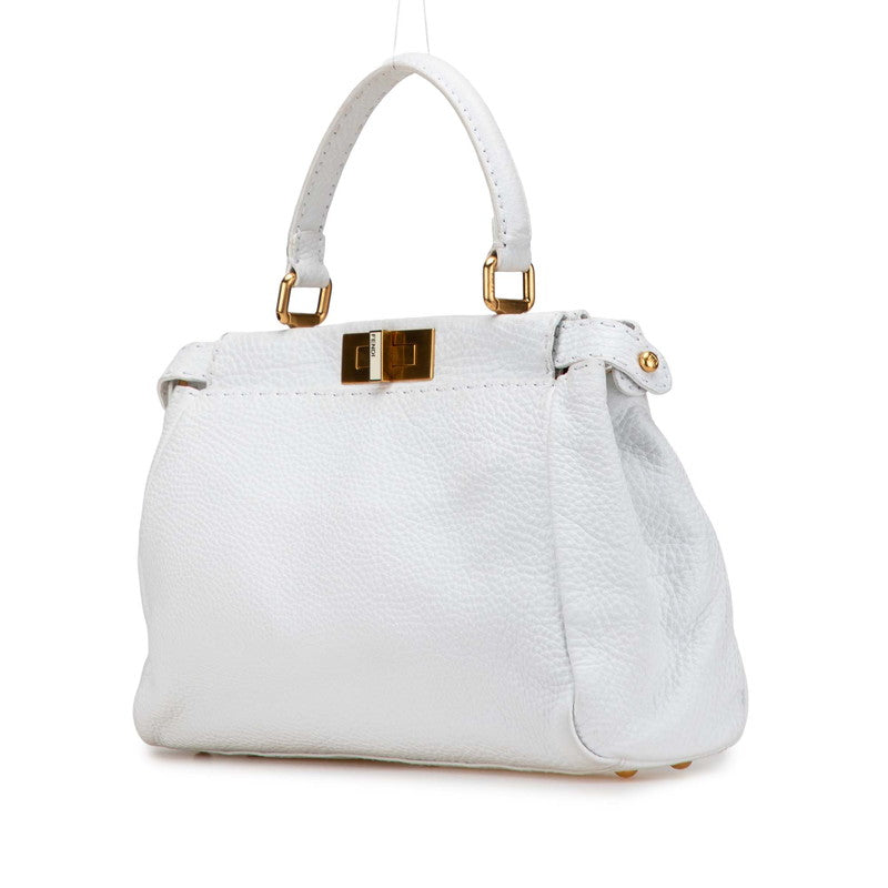 Fendi Peekaboo Selleria Leather 2way Bag