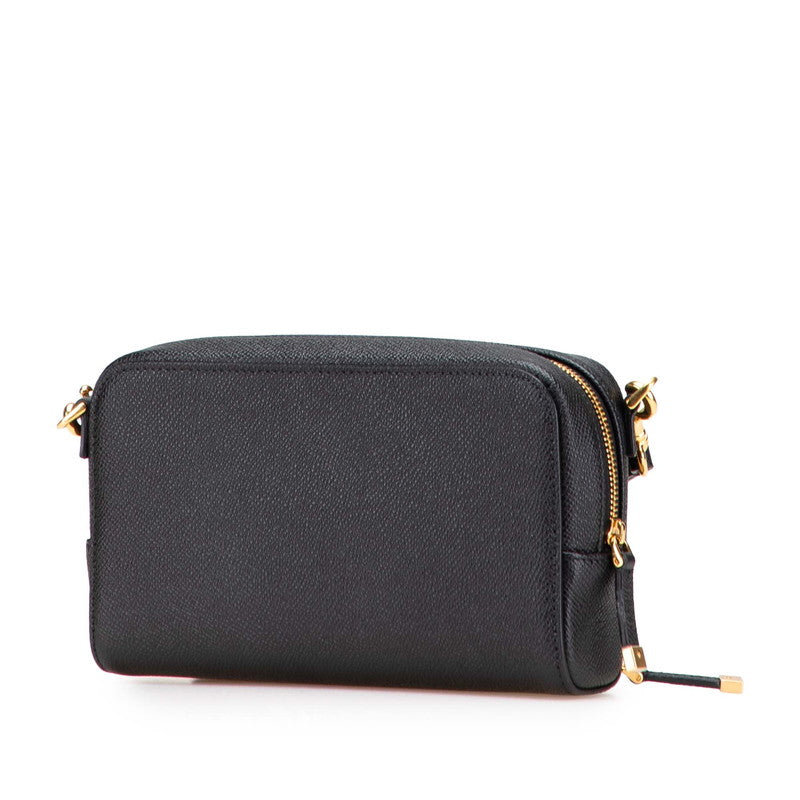 Dior Caro Double Pouch Calfskin 2way Shoulder Bag