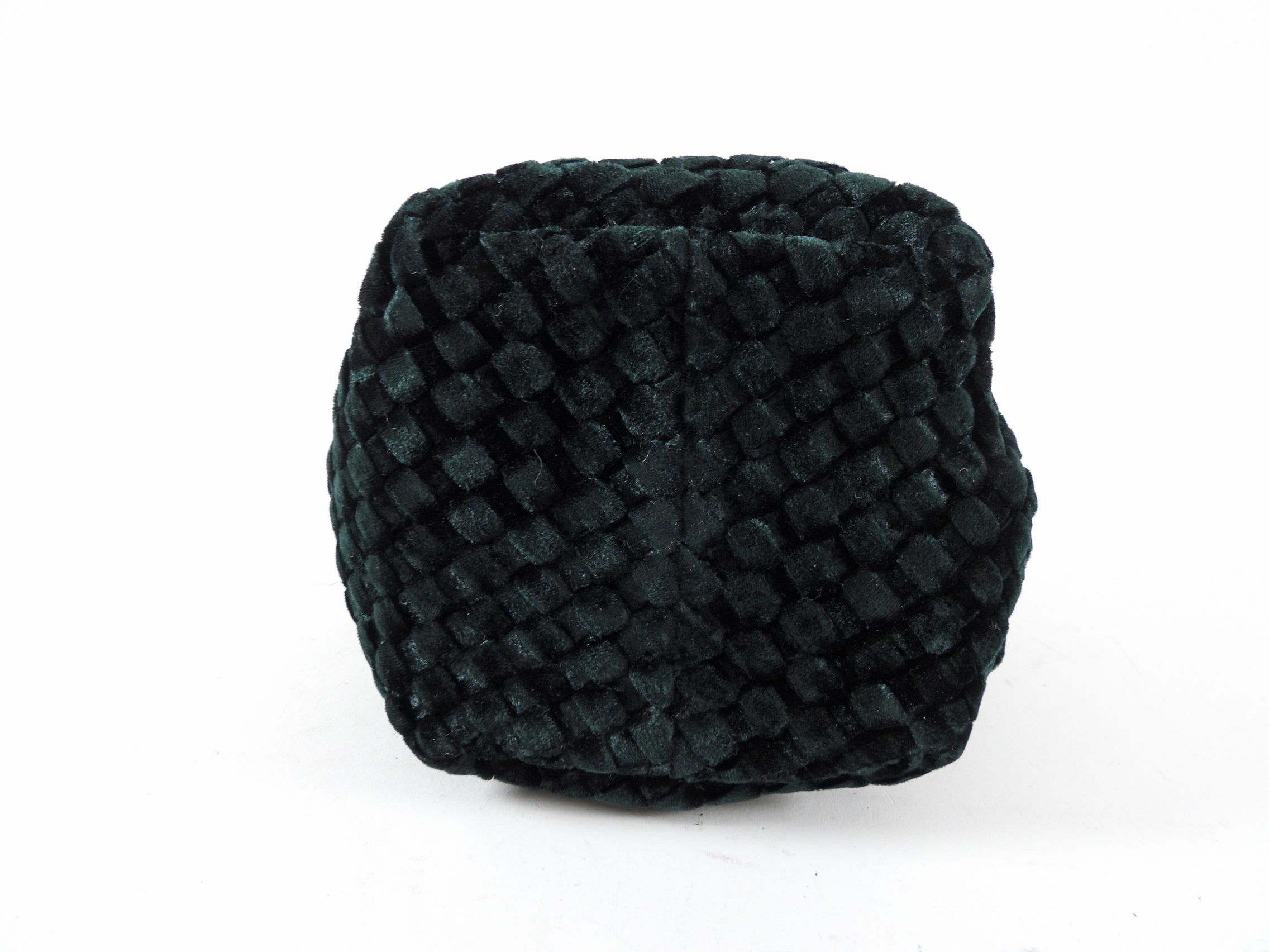 Naghedi Dark Green Velour Kyoto Velvet Mini Bag