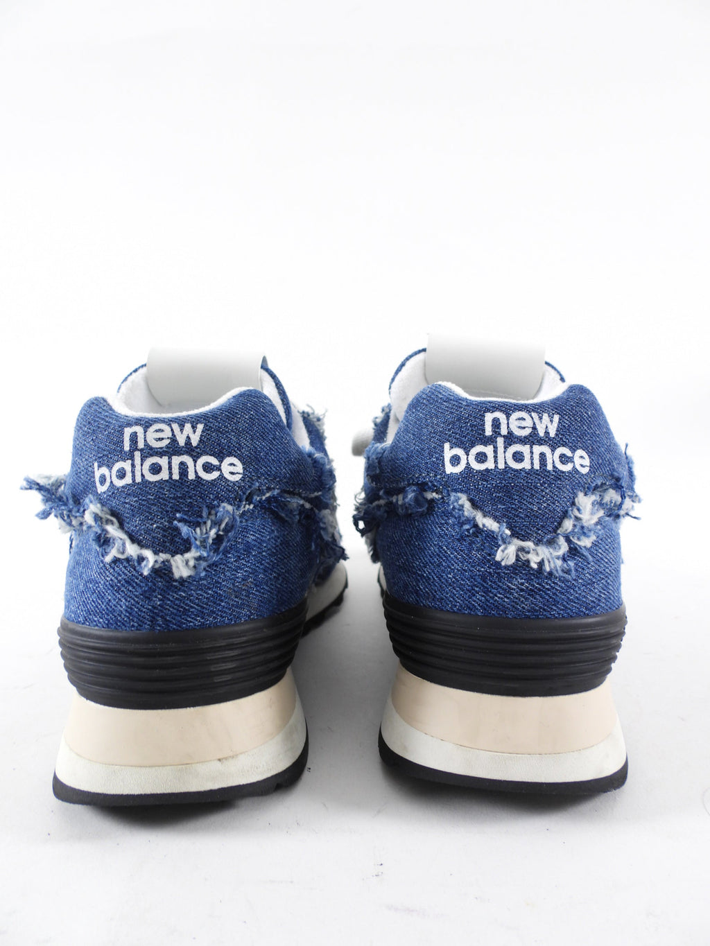 Miu Miu x New Balance Denim Frayed Sneakers - 36.5 / 37