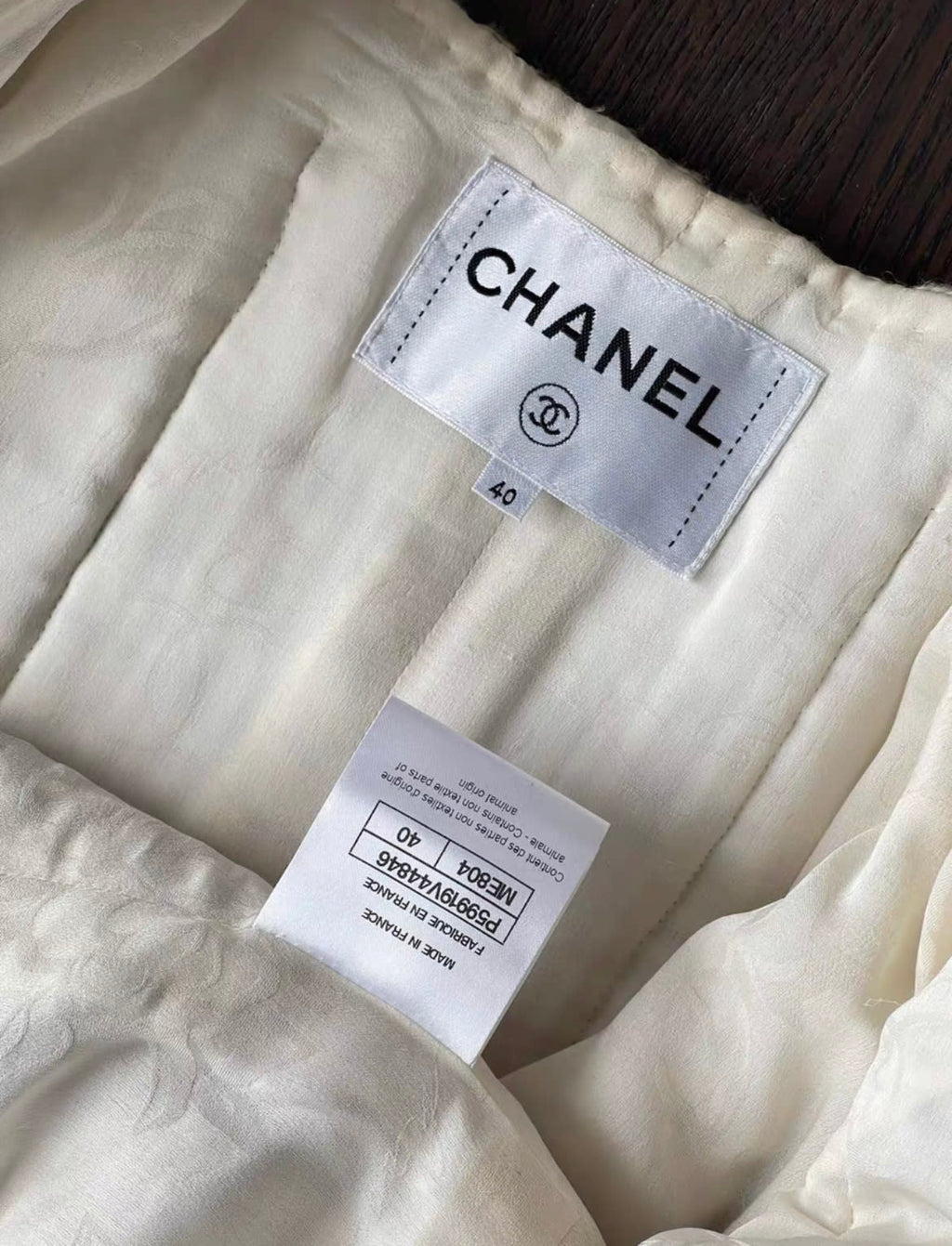 Chanel 2018 most popular tweed jacket fr40
