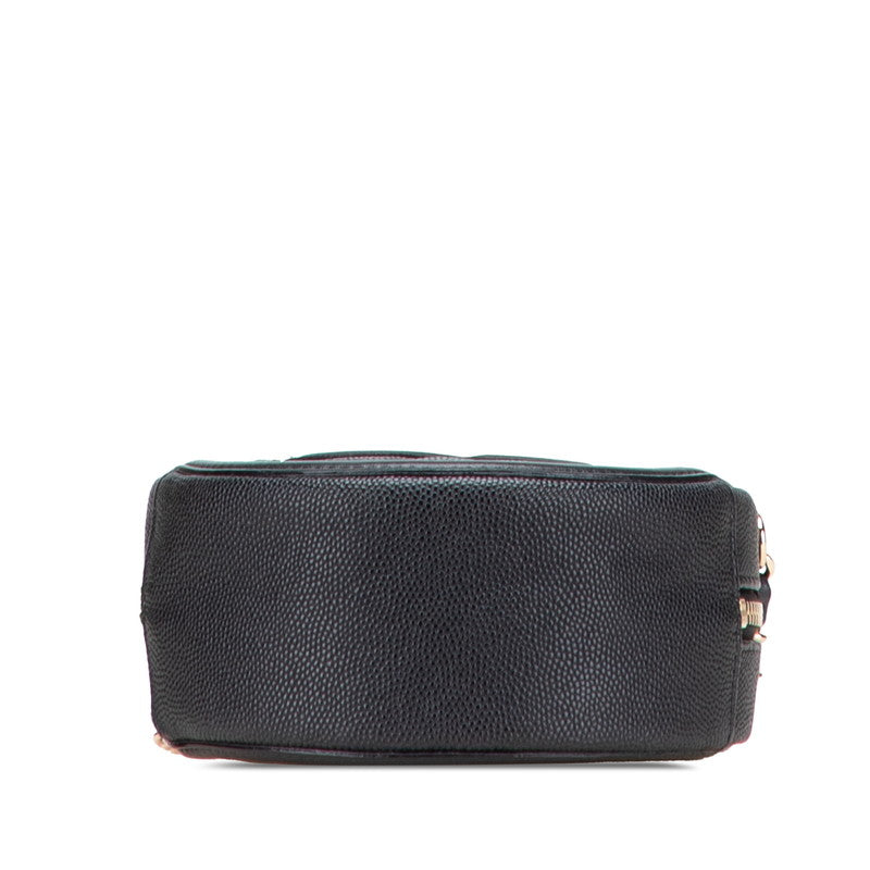 Chanel Coco Mark CC Filigree Matelasse Caviar Shoulder Bag