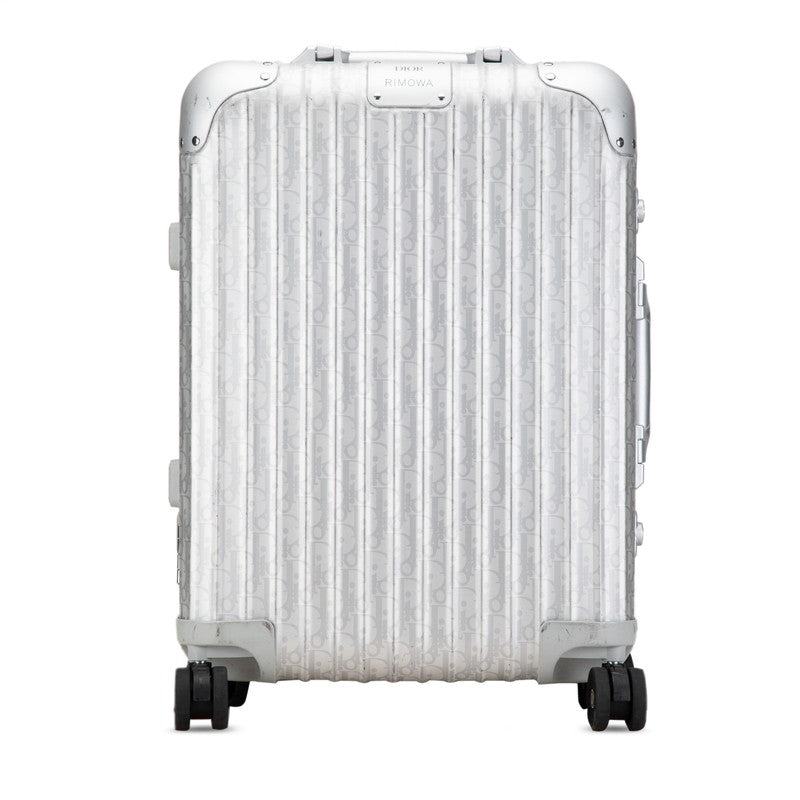 Dior RIMOWA Oblique Aluminum Cabin Suitcase