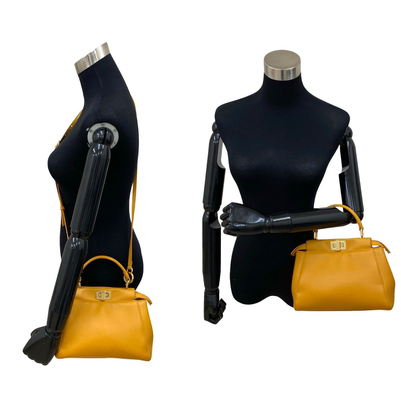 Fendi Peekaboo Leather 2way Bag