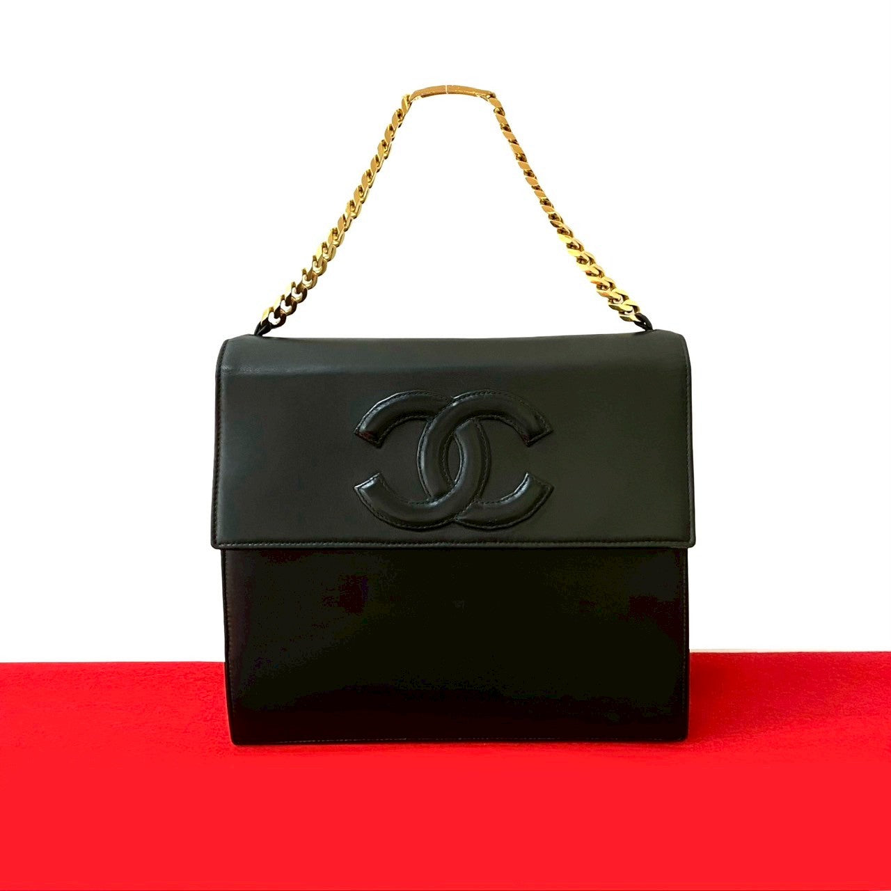 Chanel Coco Mark Lambskin Handbag