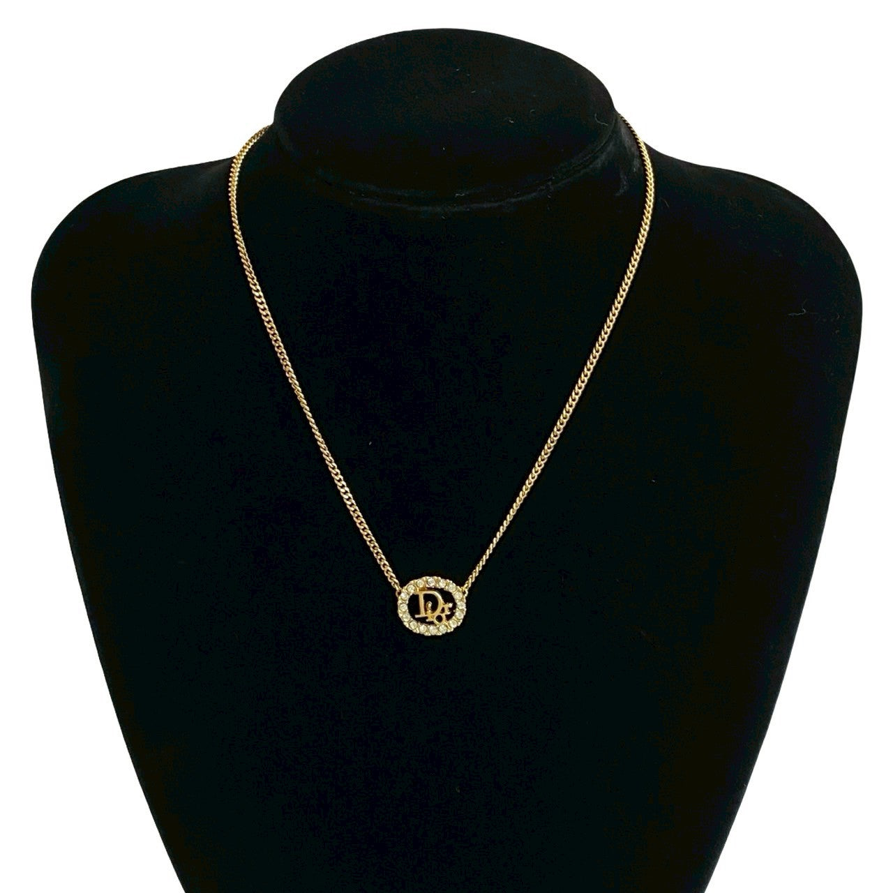 Christian Dior Logo Motif Necklace