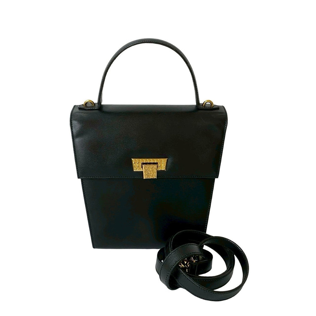 Christian Dior CD Logo Leather 2way Handbag