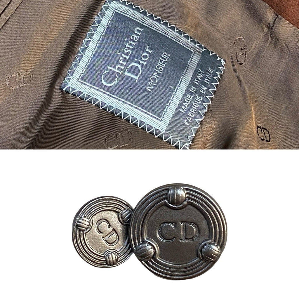 Christian Dior Suede Tailored Jacket