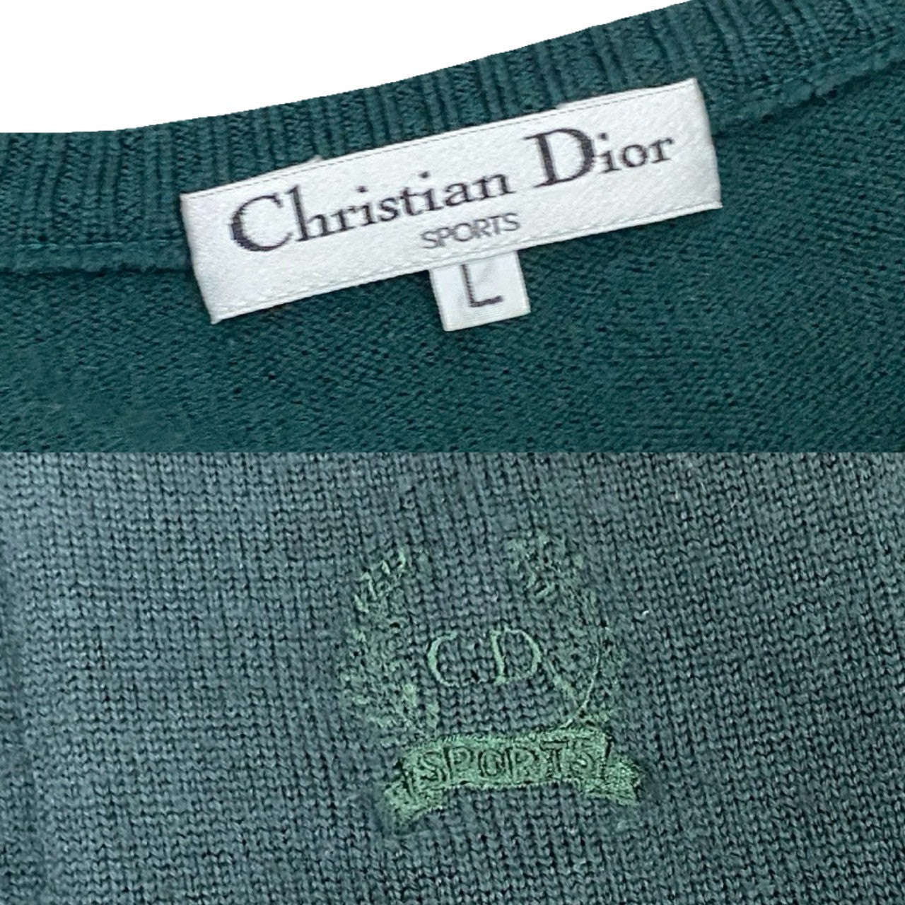 Christian Dior CD SPORTS Wool Sweater