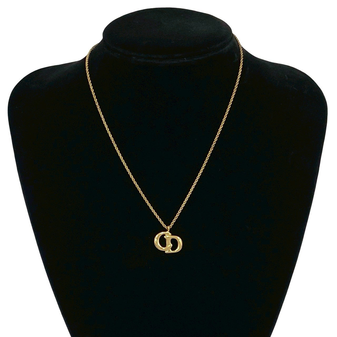 Christian Dior CD Logo Necklace