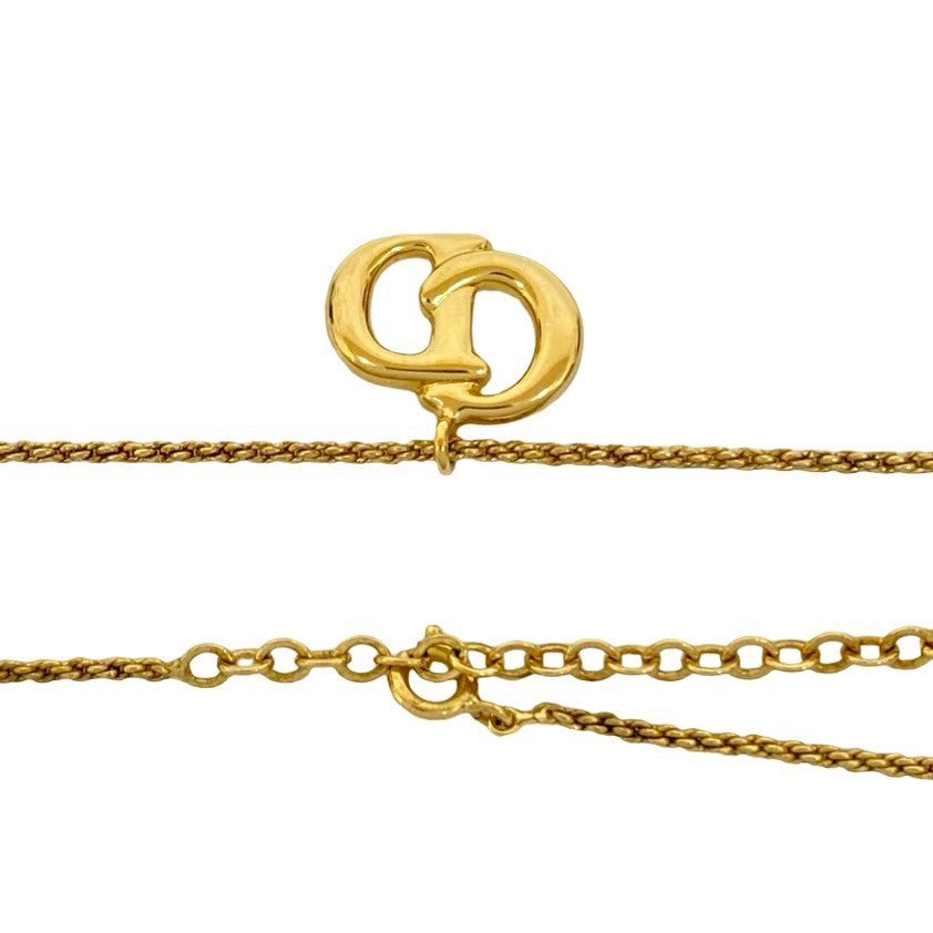 Christian Dior CD Logo Necklace