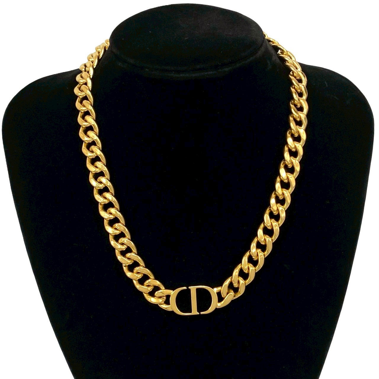 Christian Dior CD Logo Necklace