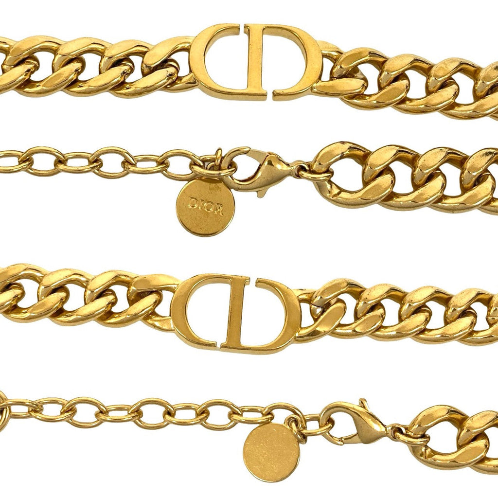 Christian Dior CD Logo Necklace