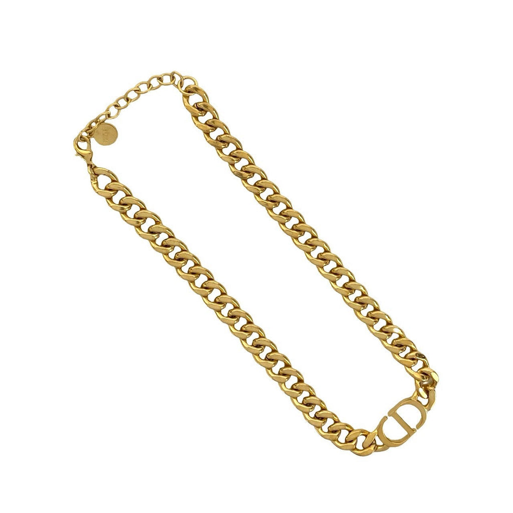 Christian Dior CD Logo Necklace