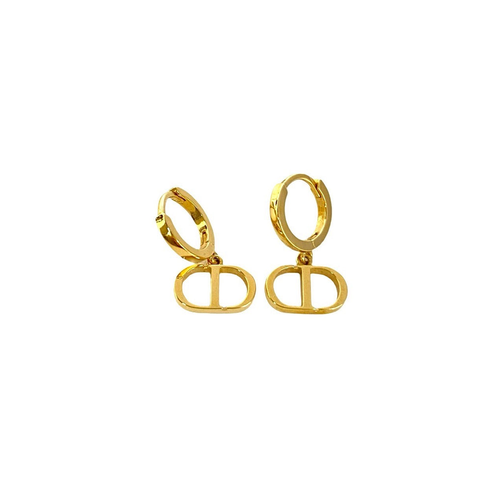 Christian Dior CD Motif Earrings
