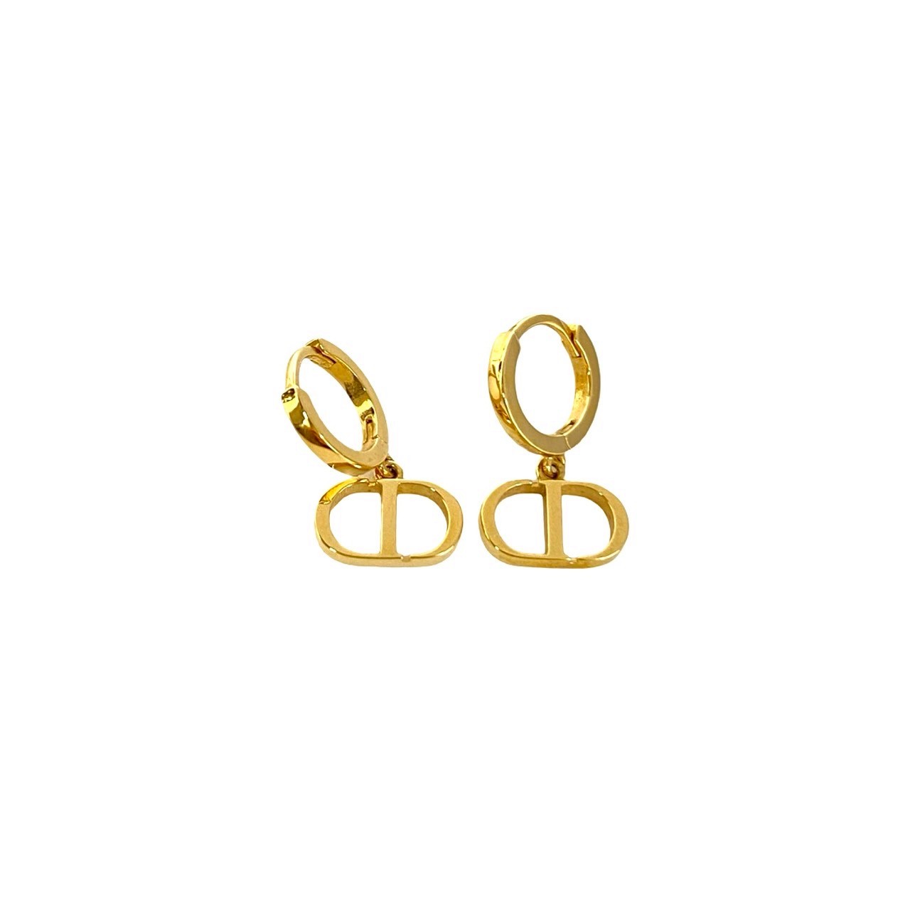 Christian Dior CD Motif Earrings