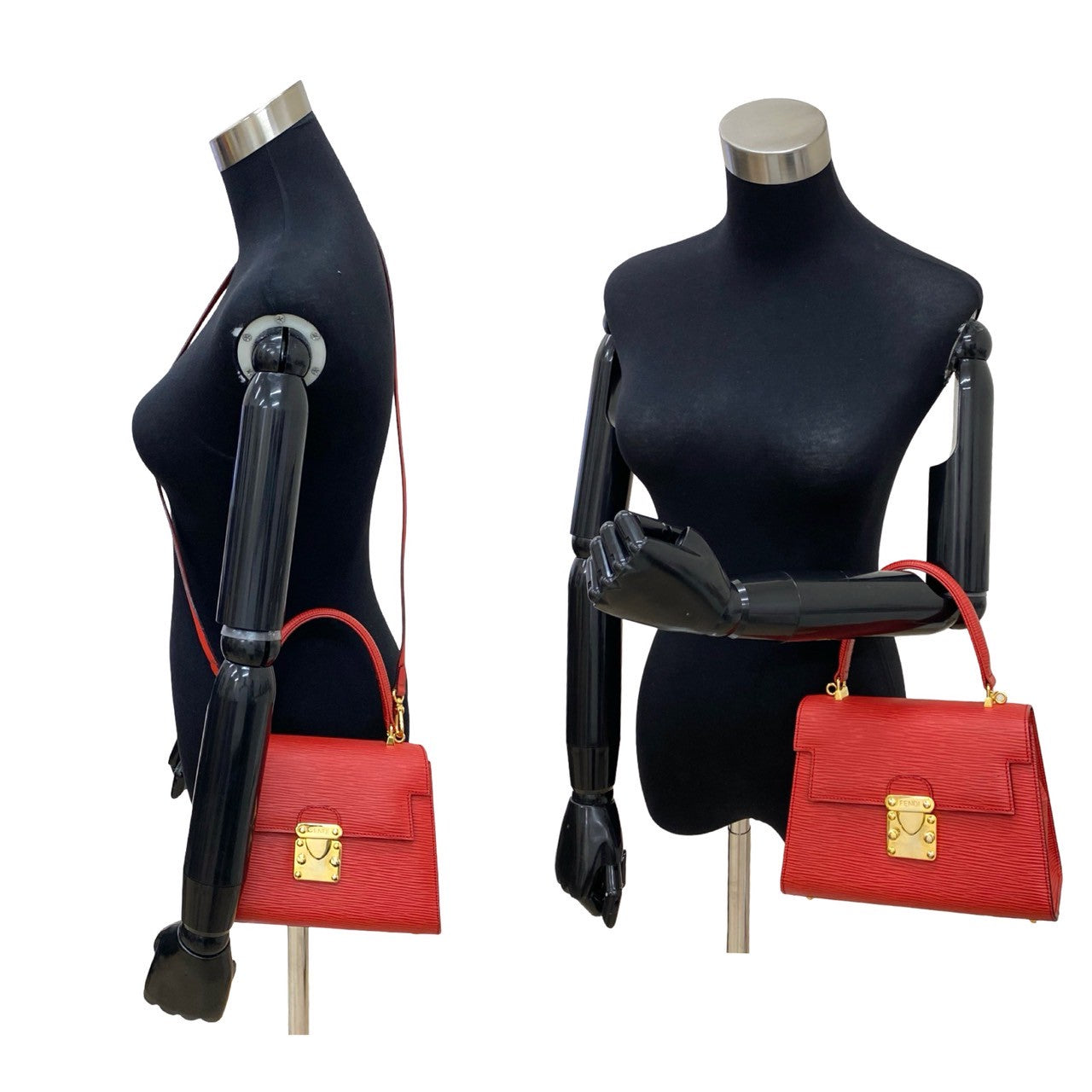 Fendi Epi Leather 2way Handbag