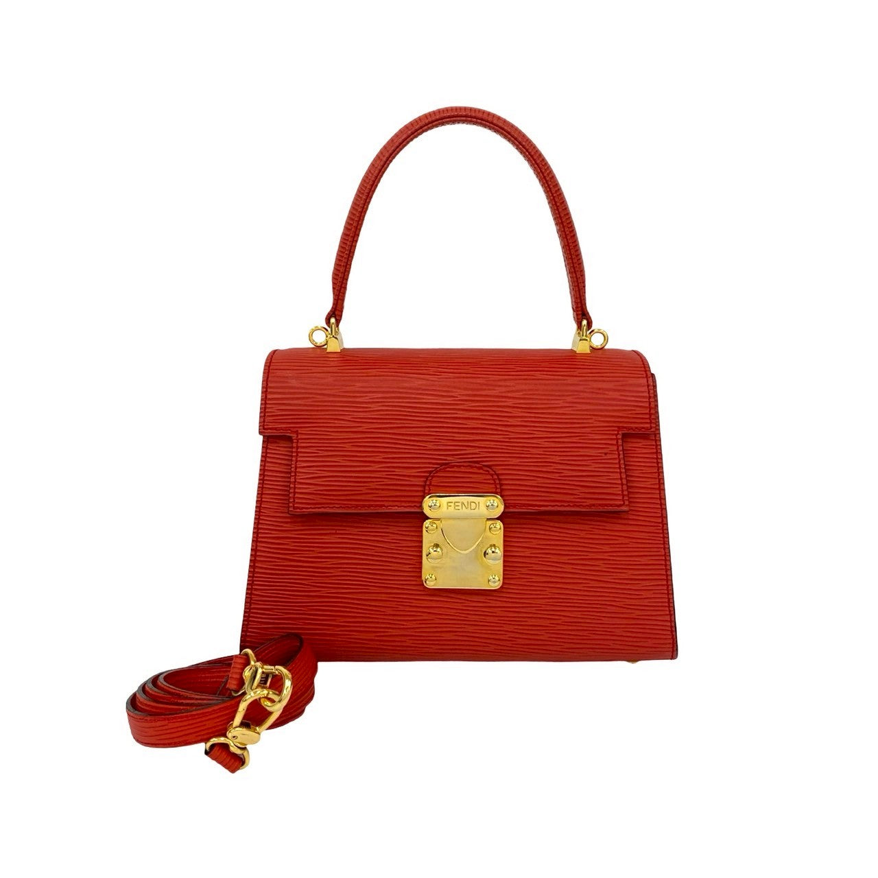 Fendi Epi Leather 2way Handbag