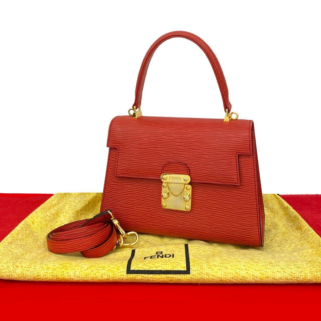Fendi Epi Leather 2way Handbag