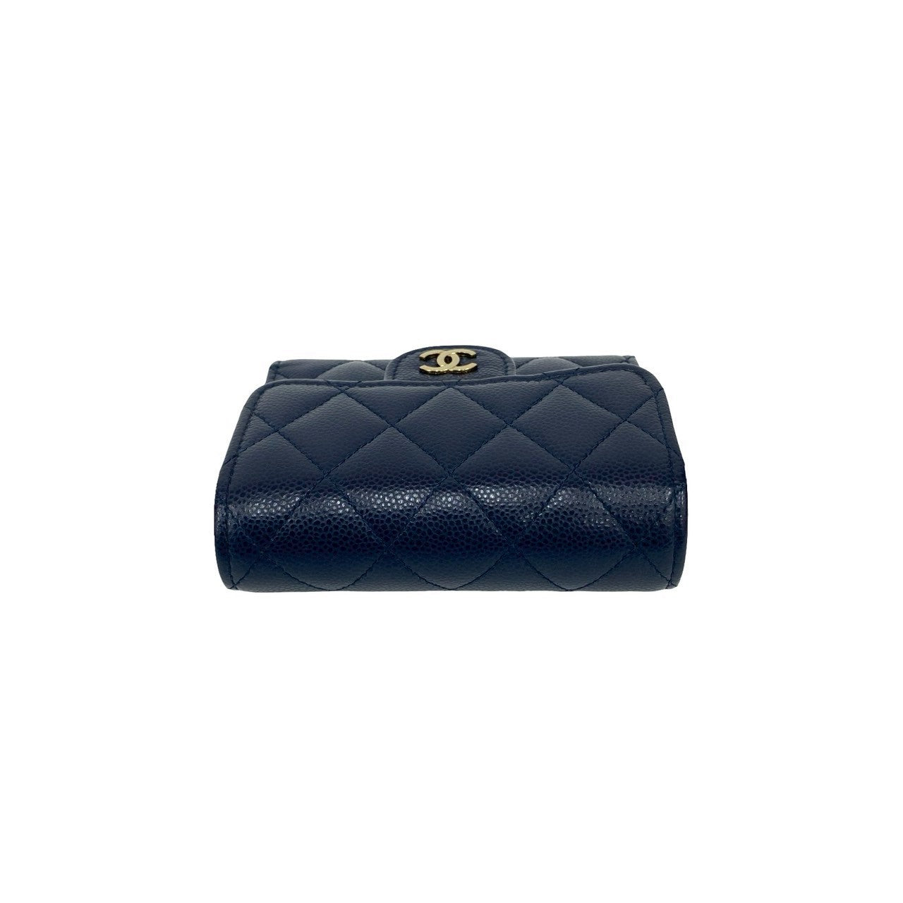 Chanel Matelassé Caviar Leather Trifold Wallet