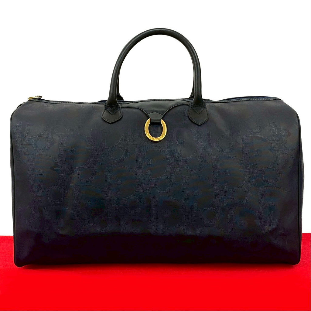 Christian Dior Leather Boston Bag