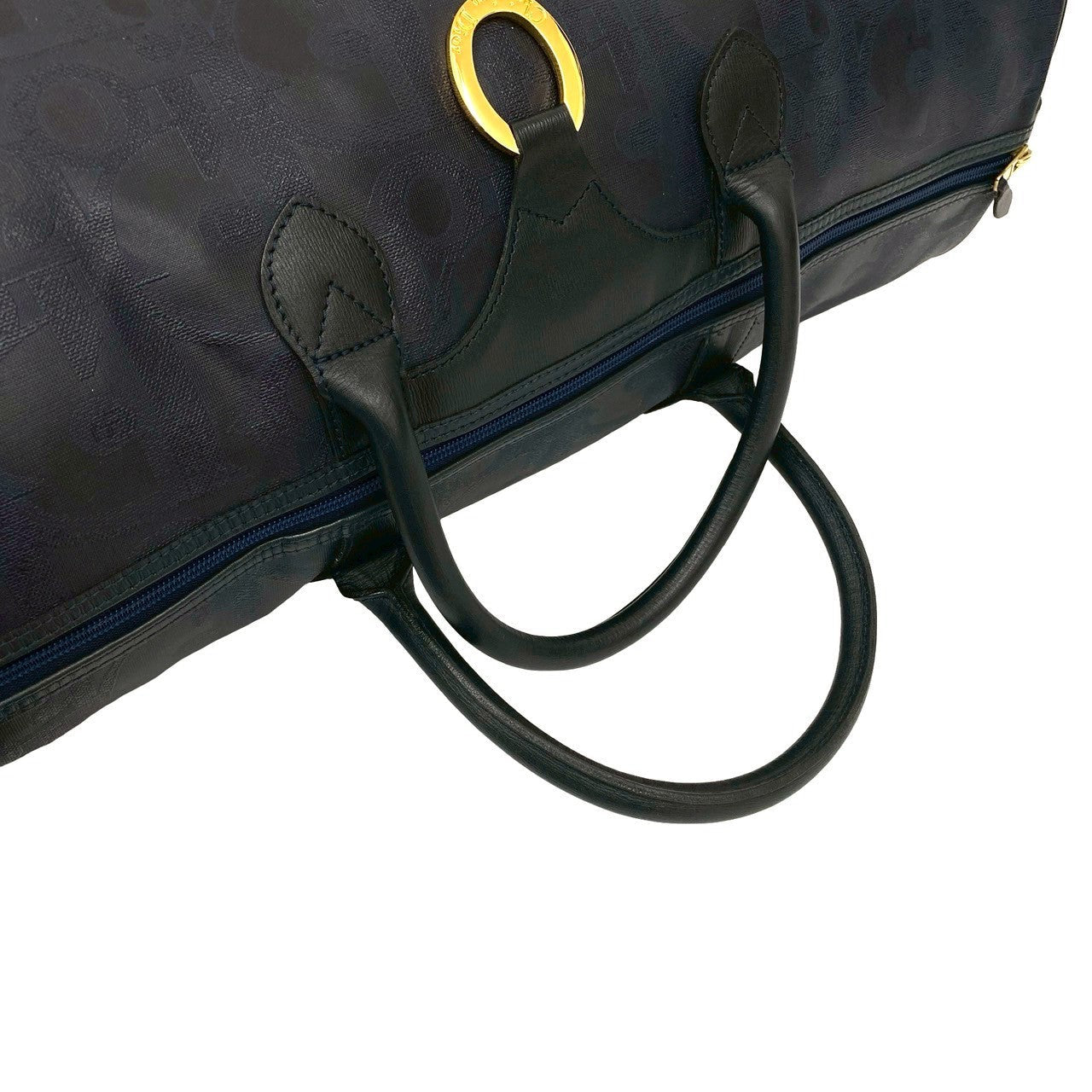 Christian Dior Leather Boston Bag