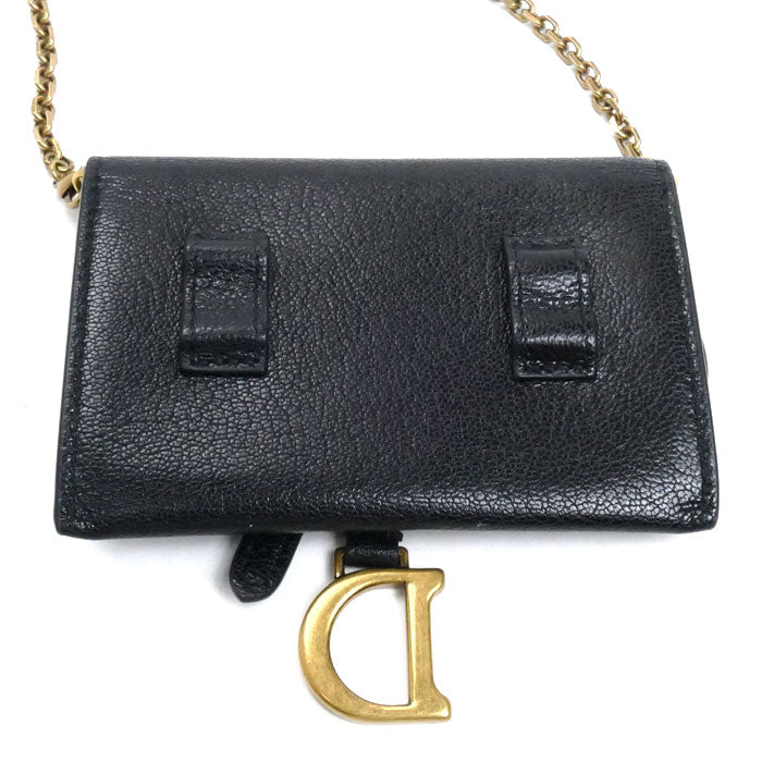 Christian Dior Saddle Nano Calfskin 2way Shoulder Bag
