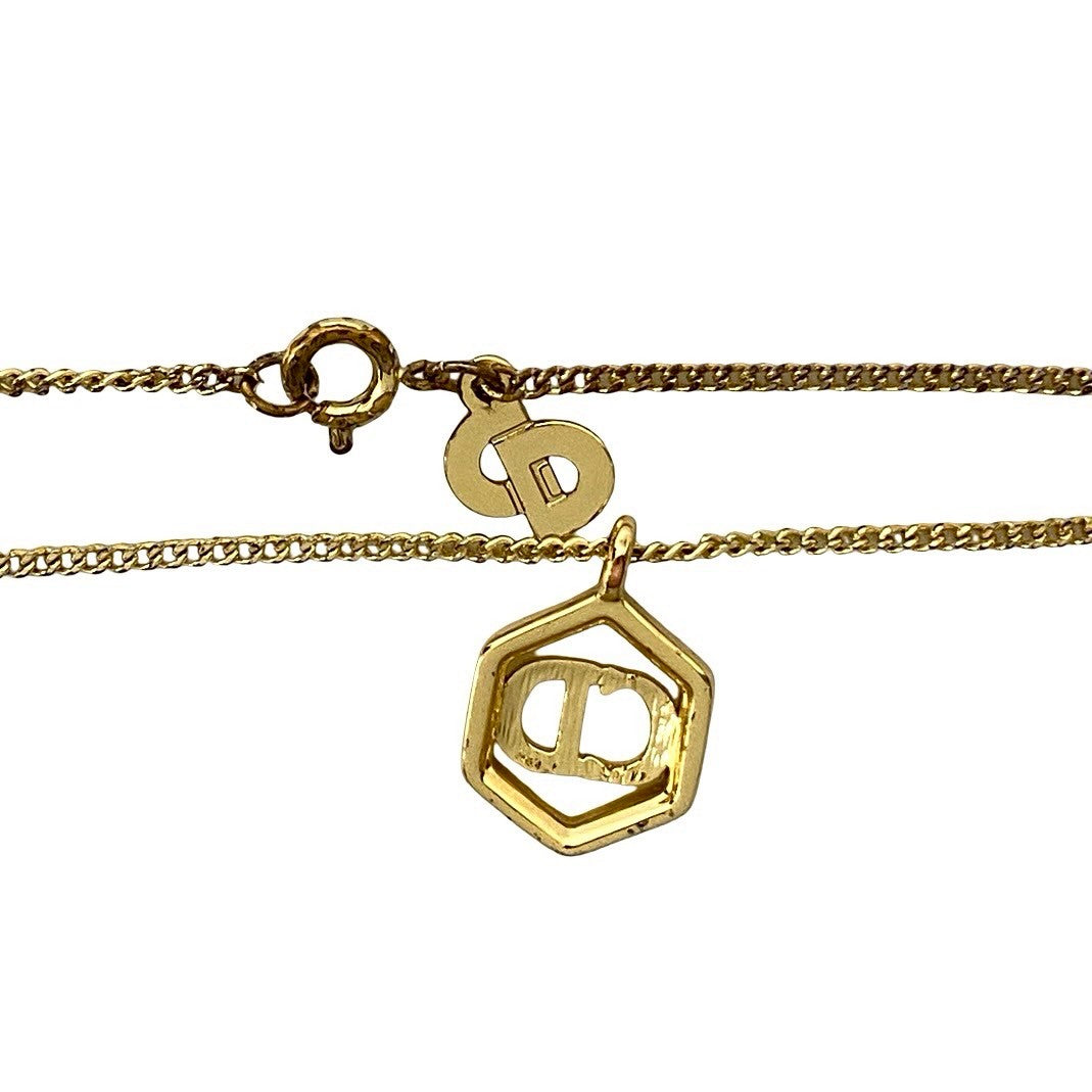 Christian Dior CD Logo Necklace