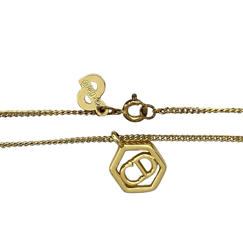Christian Dior CD Logo Necklace