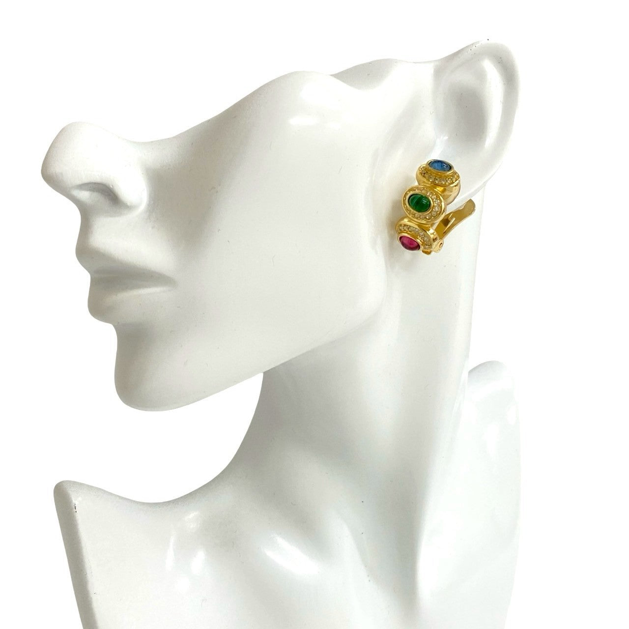 Dior Vintage Logo Earrings