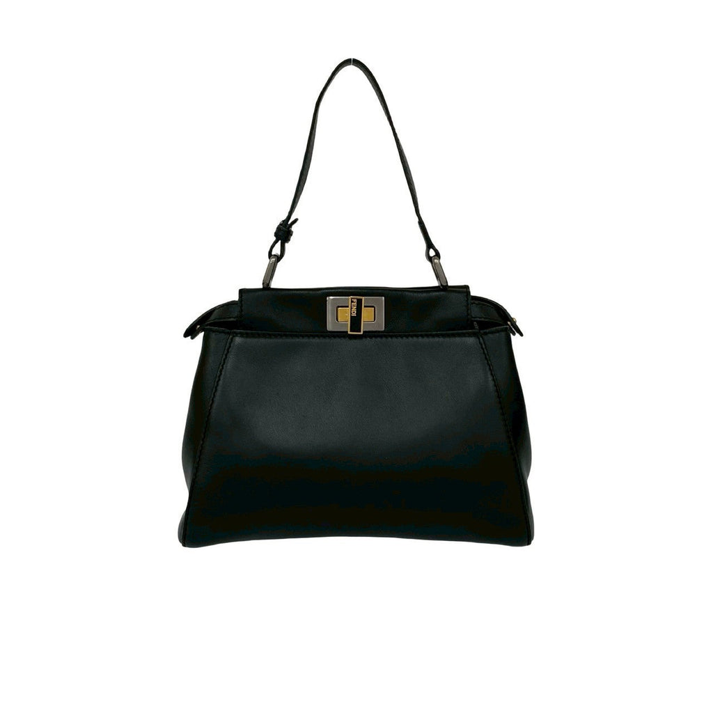 Fendi Peekaboo Leather 2way Handbag