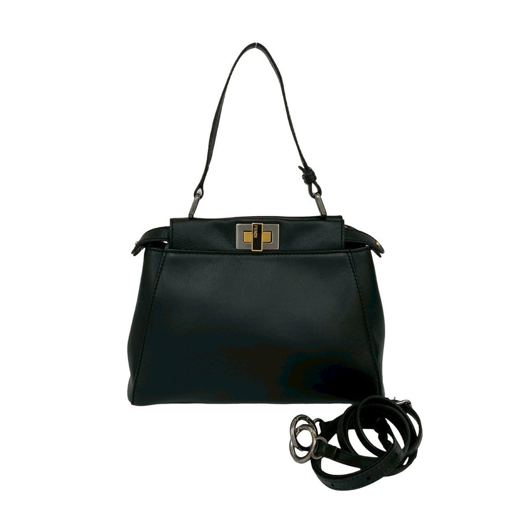 Fendi Peekaboo Leather 2way Handbag