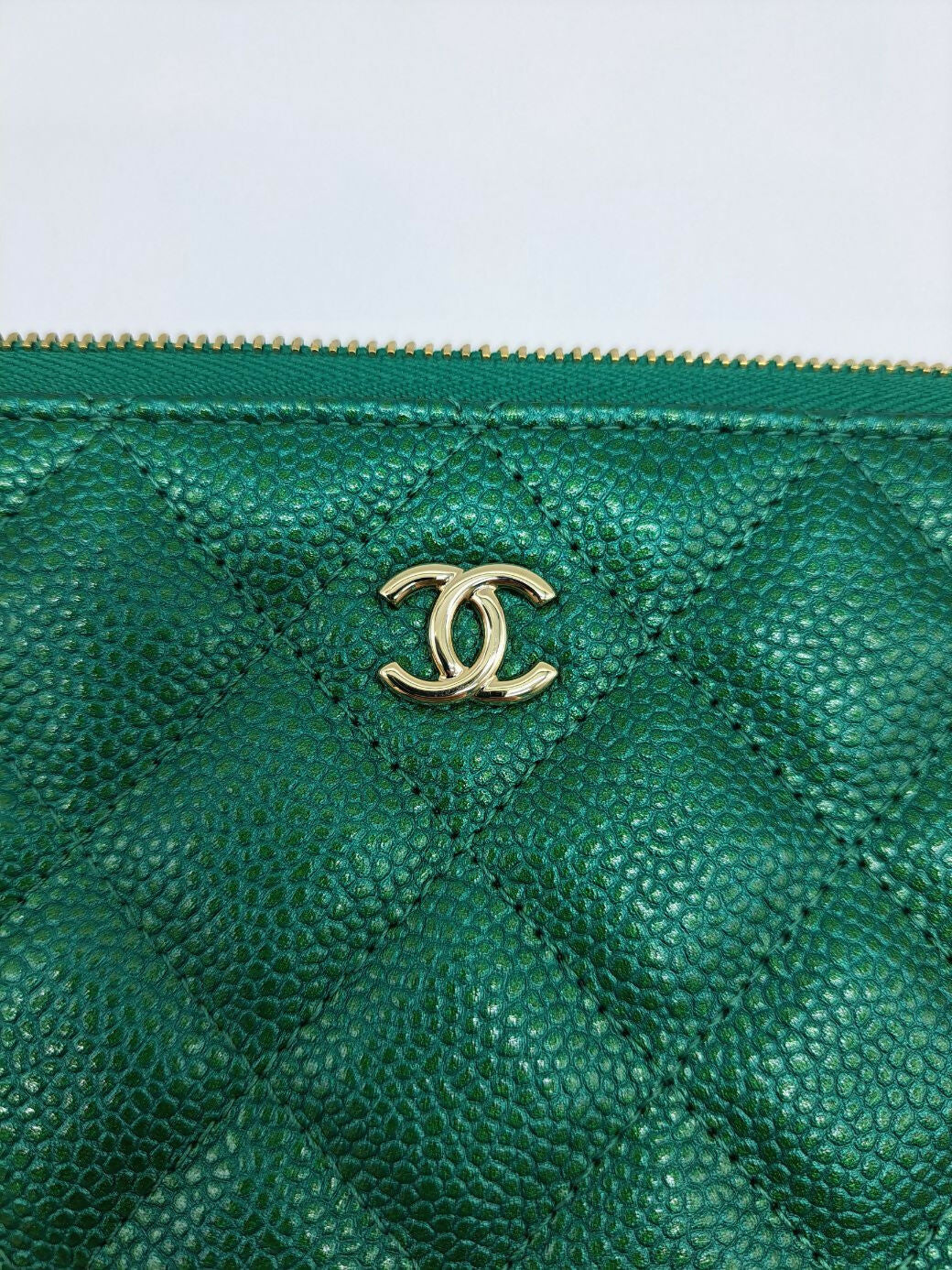 Chanel Quilted Caviar Case