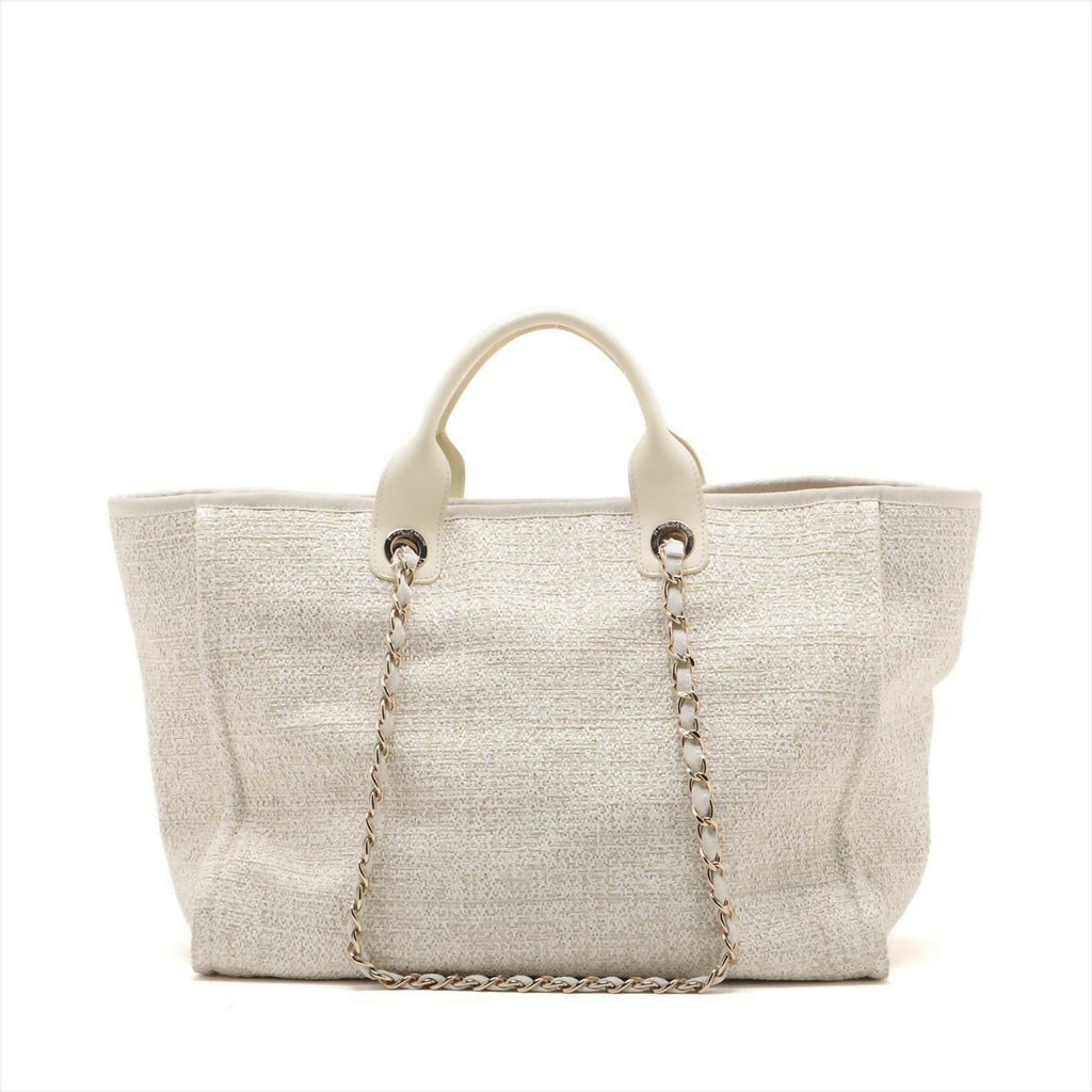 Chanel Canvas Large Deauville Tote Bag