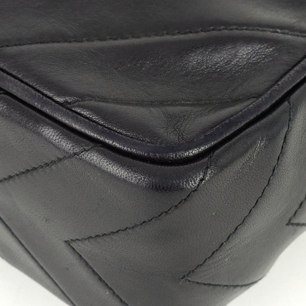 Chanel CC Camera Lambskin Crossbody Bag