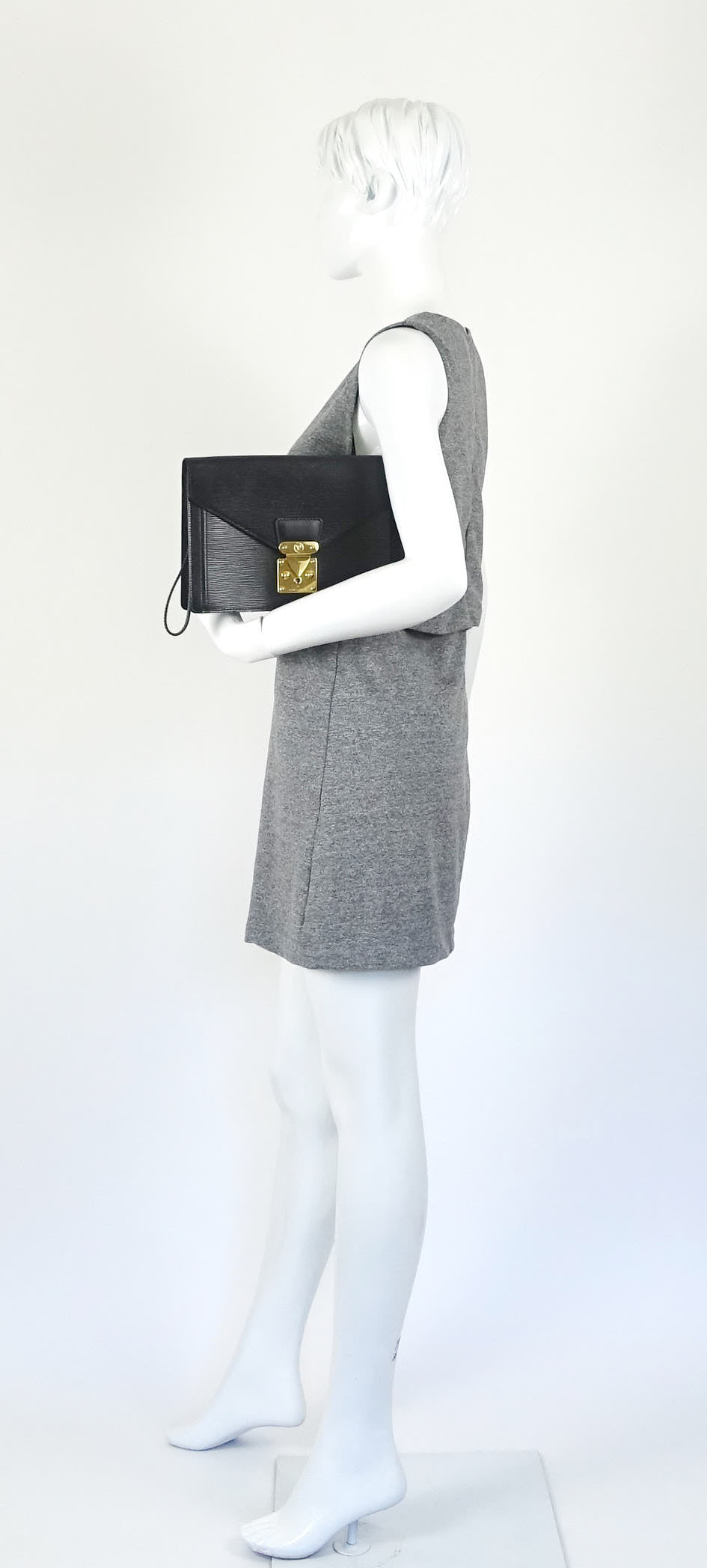 Louis Vuitto Sellier Dragonne Epi Leather Clutch Bag