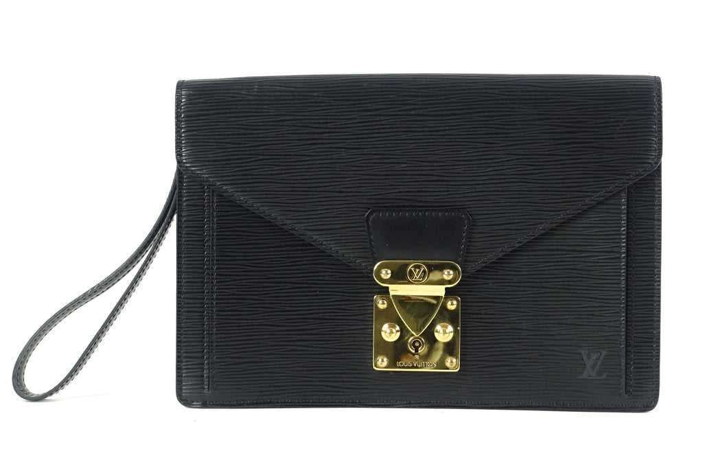 Louis Vuitto Sellier Dragonne Epi Leather Clutch Bag