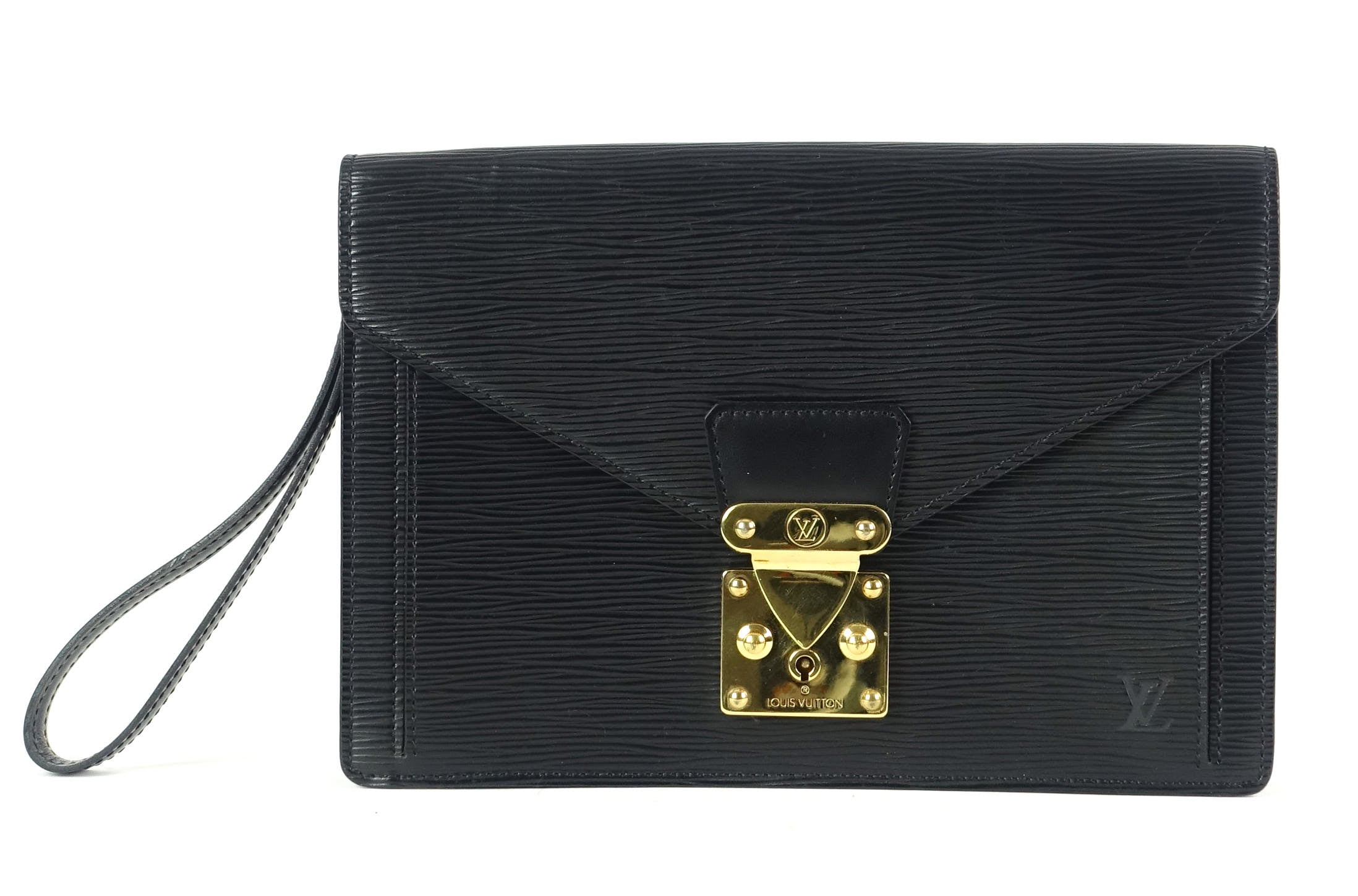 Louis Vuitto Sellier Dragonne Epi Leather Clutch Bag