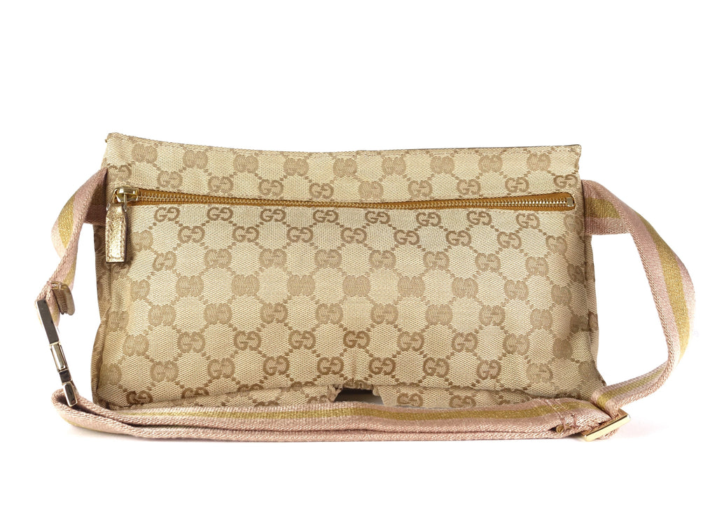 Gucci Monogram Canvas Belt Bag